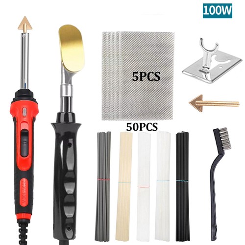 100W Plastic Welding Kit Electric Welder Soldering Iron Kit with 50pcs Rods - Picture 2 of 19