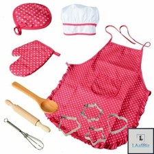 Chef Toy For Little Girls  Boys Role Play Costume Cooking Baking Christmas Gift