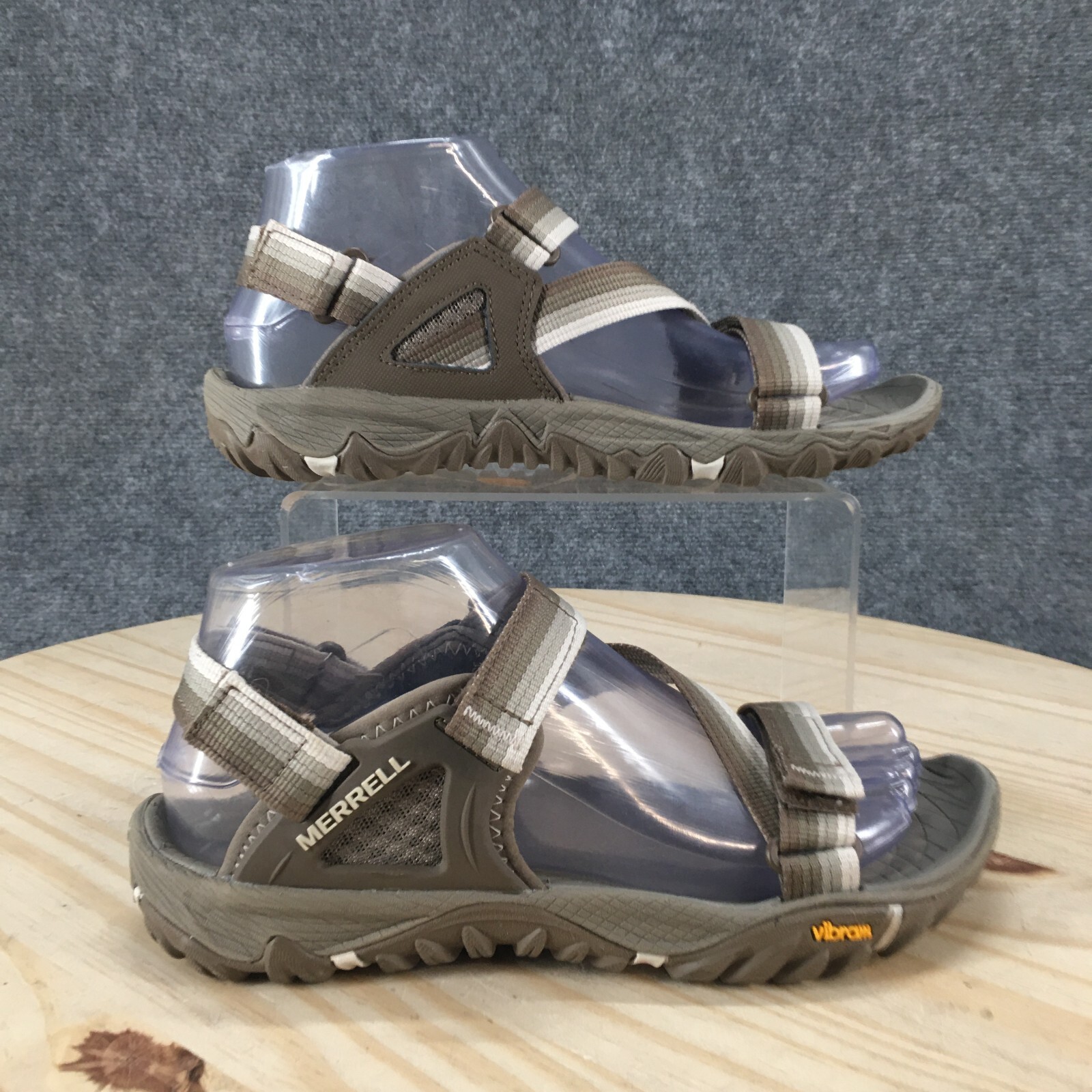 Merrell Sandali Donna 6 All Out Blaze Web Sportivi Slingback J37614 Tessuto Marrone