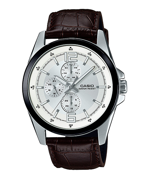 casio leather watches