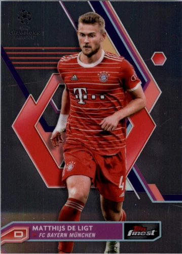 2022-23 Topps Finest UEFA Club Competitions Matthijs de Ligt #56