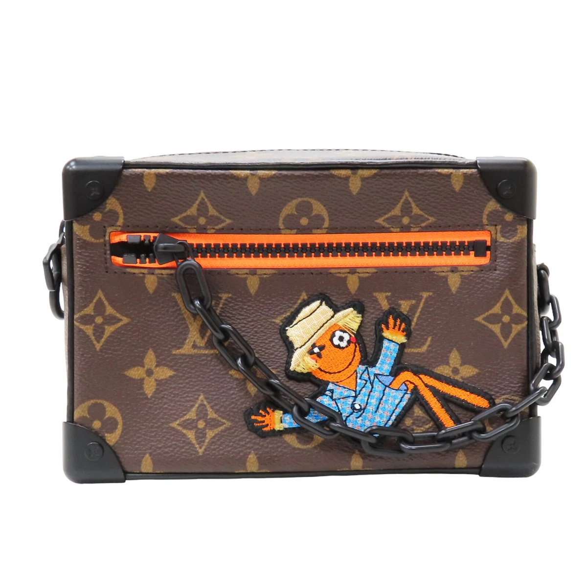 LOUIS VUITTON Mini Soft Trunk Bag Monogram Canvas with LV Friend Patch M80159