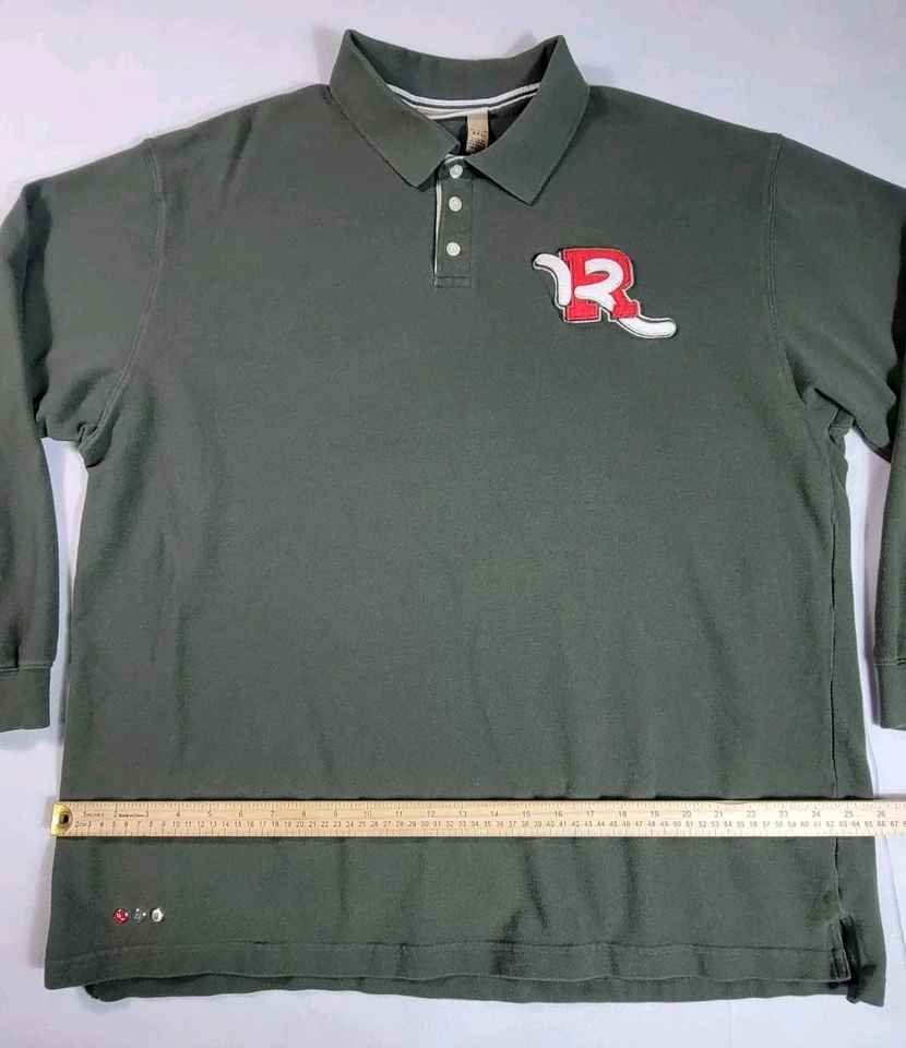 Vintage Rocawear Long Sleeve Polo Shirt Button Up Embroidered Logo Mens Size 3XL - Image 4 of 4