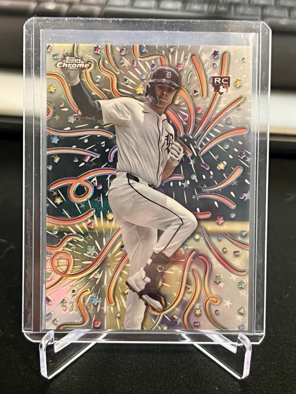 2024 Topps Chrome Update Colt Keith Celebracion Rookie SSP /99 Tigers
