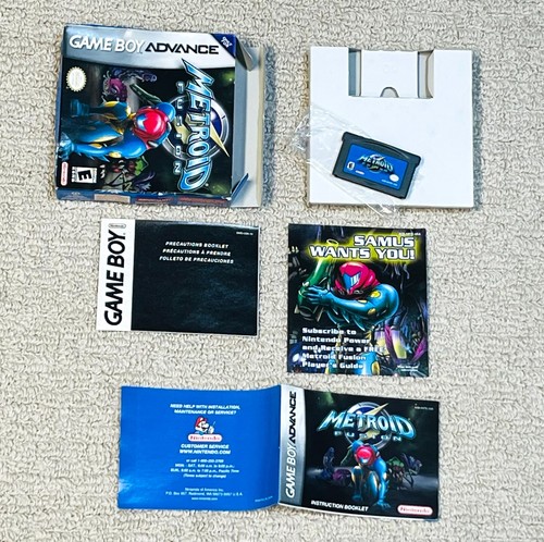 Metroid Fusion - Authentic Complete GameBoy Advance GBA CIB