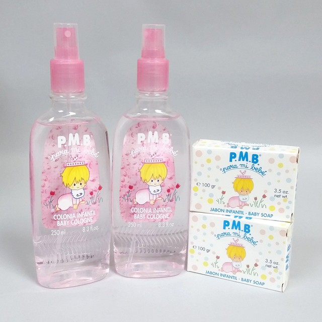 Lot of 2 P.M.B Para Mi Bebe 8.3 oz Spray Baby Cologne for Girls & Baby Soaps eBay