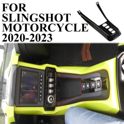 Carbon Fiber Style Central Control Gear Shift Panel Trim for Polaris Slingshot