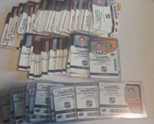 2018-19 UD MVP NHL Player Credentials Access Level 1, Entry, VIP UPick List Lot