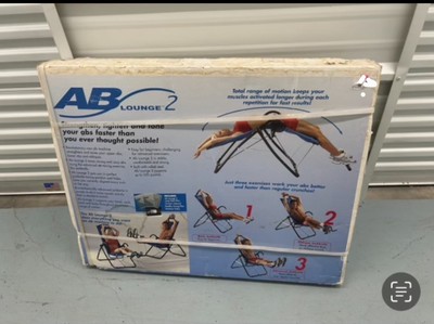 AB Lounge 2 Original Abdominal Workout Fitness Exercise Blue Lounger ...