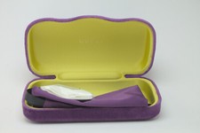 NEW GUCCI PURPLE VELVET LARGE CASE EYEGLASSES SUNGLASSES CASE W/CLOTH