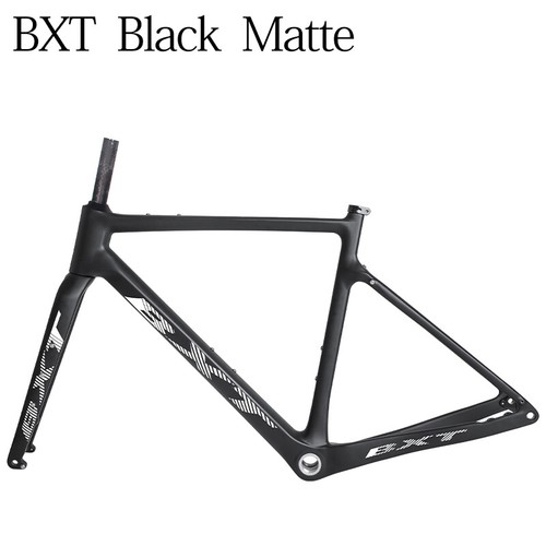 Internal Cable Carbon Fiber Gravel Bike Frame Road Racing Bicycle Flat Frameset - Picture 7 of 12