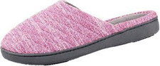 New Isotoner Signature Women's Andrea Clog Slippers Vivid Violet Size 8/9