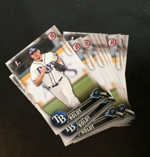 2016 Bowman Draft BD-118 Ryan Boldt 11 count lot Tampa Bay Rays