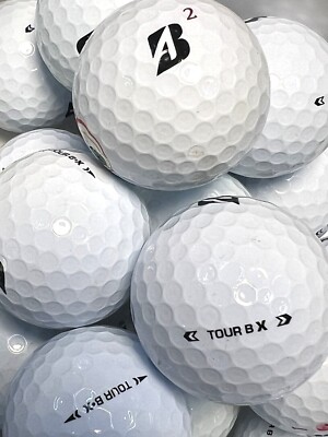 15 Premium AAA White Bridgestone B X Used/ Recycled Golf Balls w/Mesh Bag