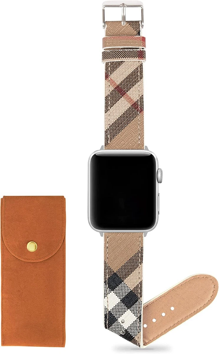 Designer Apple Watch Band iwatch Lv Strap Series 1- 7 38mm 40mm