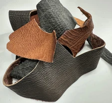 Genuine Shark Scraps Remnant Hide Leather Skin fish salmon remnants Scrap 7