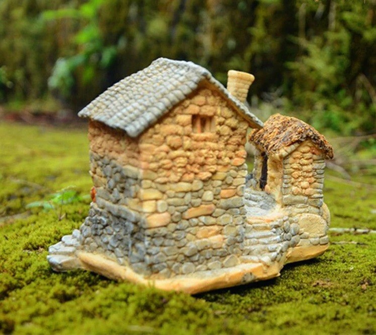 Cottage Nostalgic Furnishing Statue Garden Sculpture Tabletop Figurine Decor