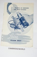 LEITZ LEICA REVISIONS TO LEICA PRODUCT DIRECTORY MAY 1957
