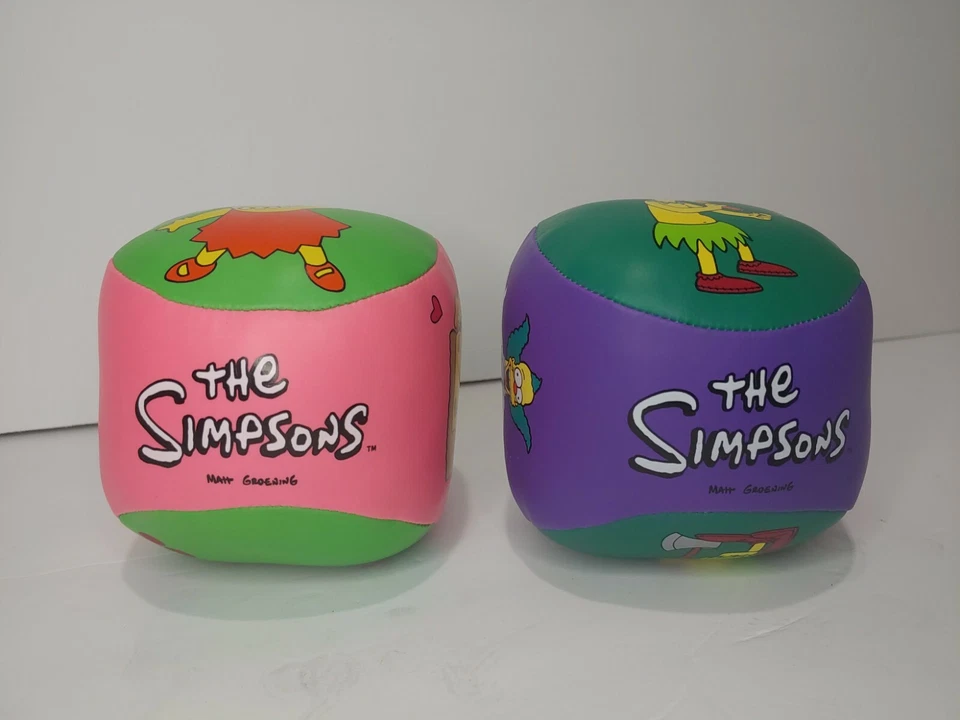 The Simpsons Plush Balls 4.5" TOY 2000 RINCO Matt Groening FOX - Image 3 of 4