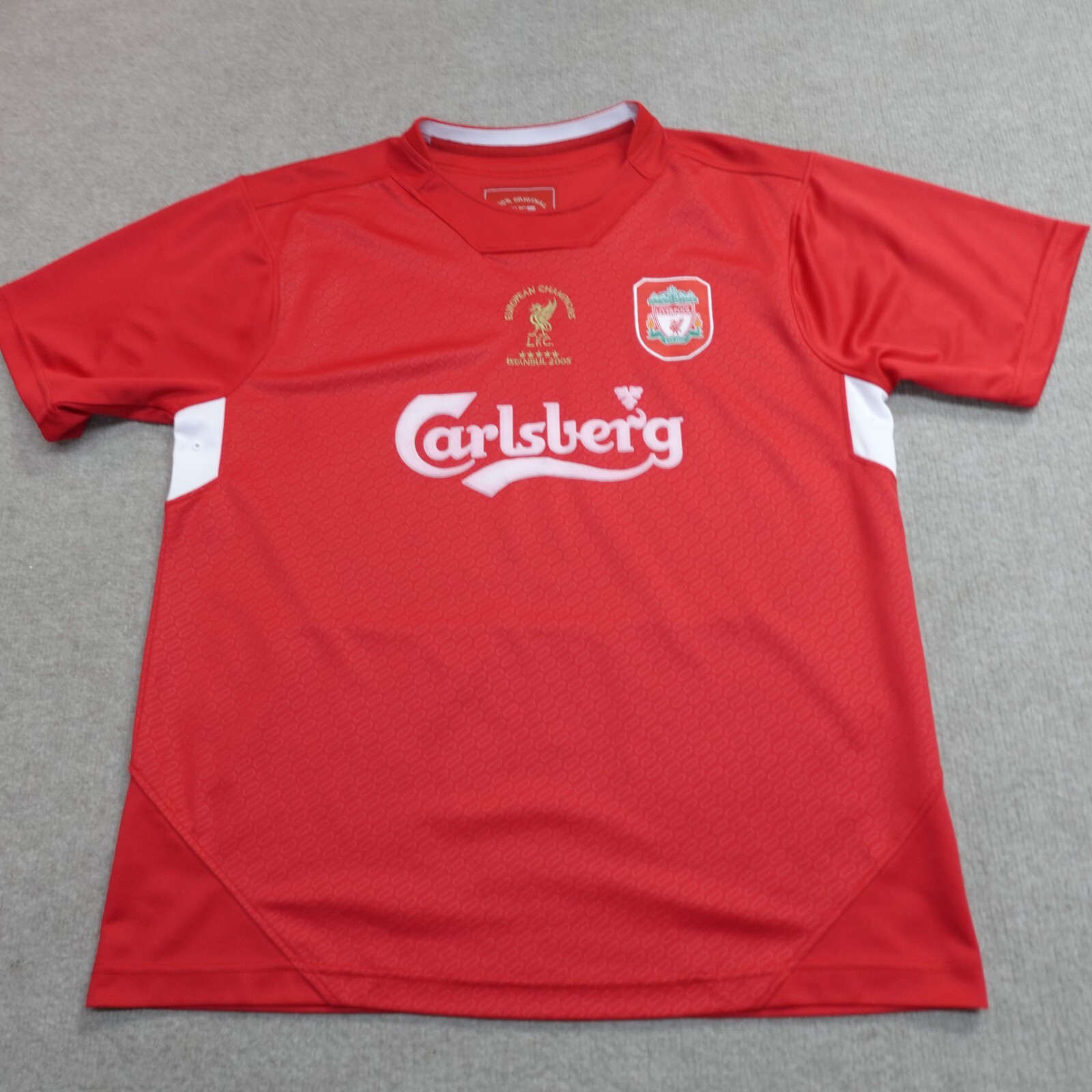 Soccer Jersey Medium Red LFC Liverpool Retro
