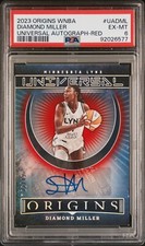 2023 Origins Diamond Miller Universal Auto RC /49 PSA 6 - POP 1 None Higher