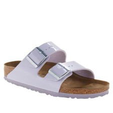 Birkenstock Arizona Metallic Patent Comfort Sandal 799059-J
