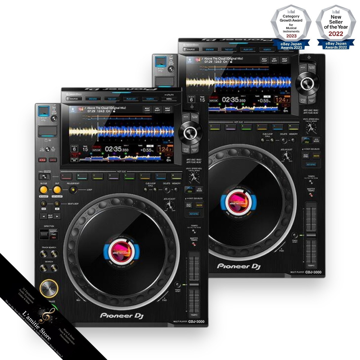 [購入者確定済 2/4]Pioneer DJ CDJ-3000&DJM Pioneer CDJ-3000 Professional DJ Multi-Player 110-240V FedEx