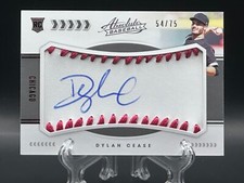 Dylan Cease 2020 Panini Absolute Rookie Baseball Material Signatures /75 Auto RC