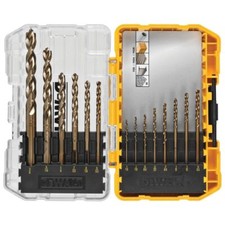 Cobalt Alloy Steel Drill Bit Set with Pilot Point 14-Piece DWA1240