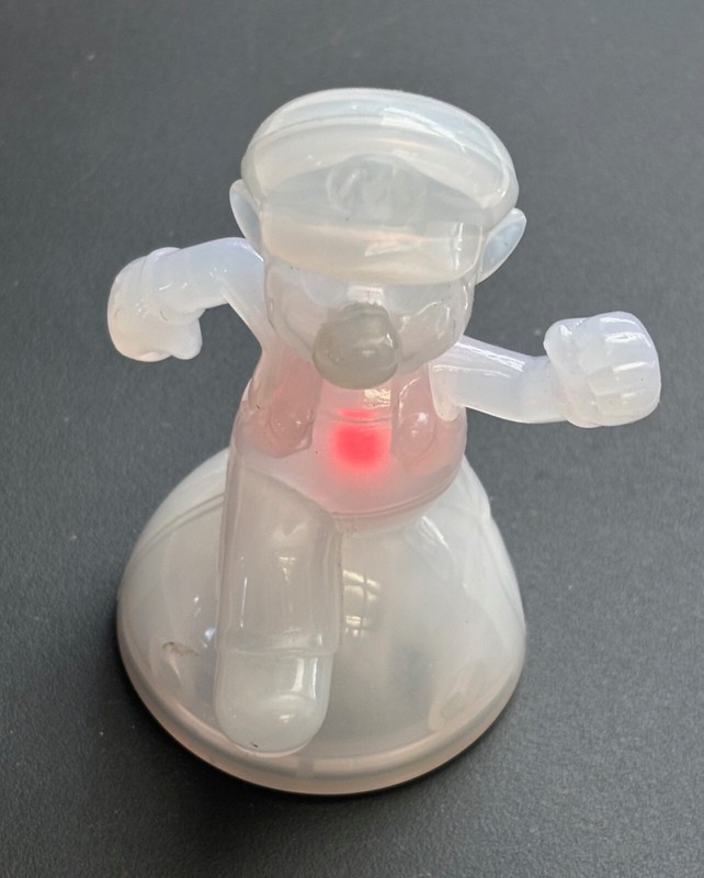 3" Super Mario Light Up Figure Changes Color