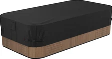 Outdoor Waterproof Hot Tub Swim SPA Cover 146 X 97 Inch Fit 8 X 12 Ft, 144 X 96,