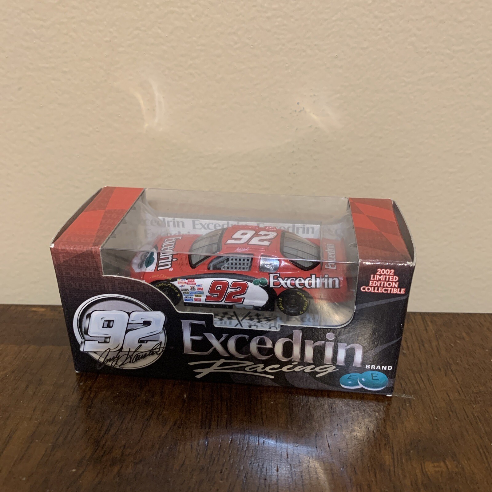 2002 Andy Houston #92 Excedrin Racing 1/64 Scale Diecast racing ...