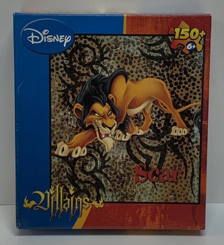 Disney VILLAINS Scar 150 Piece Puzzle Mega Brands Lion King FACTORY SEALED