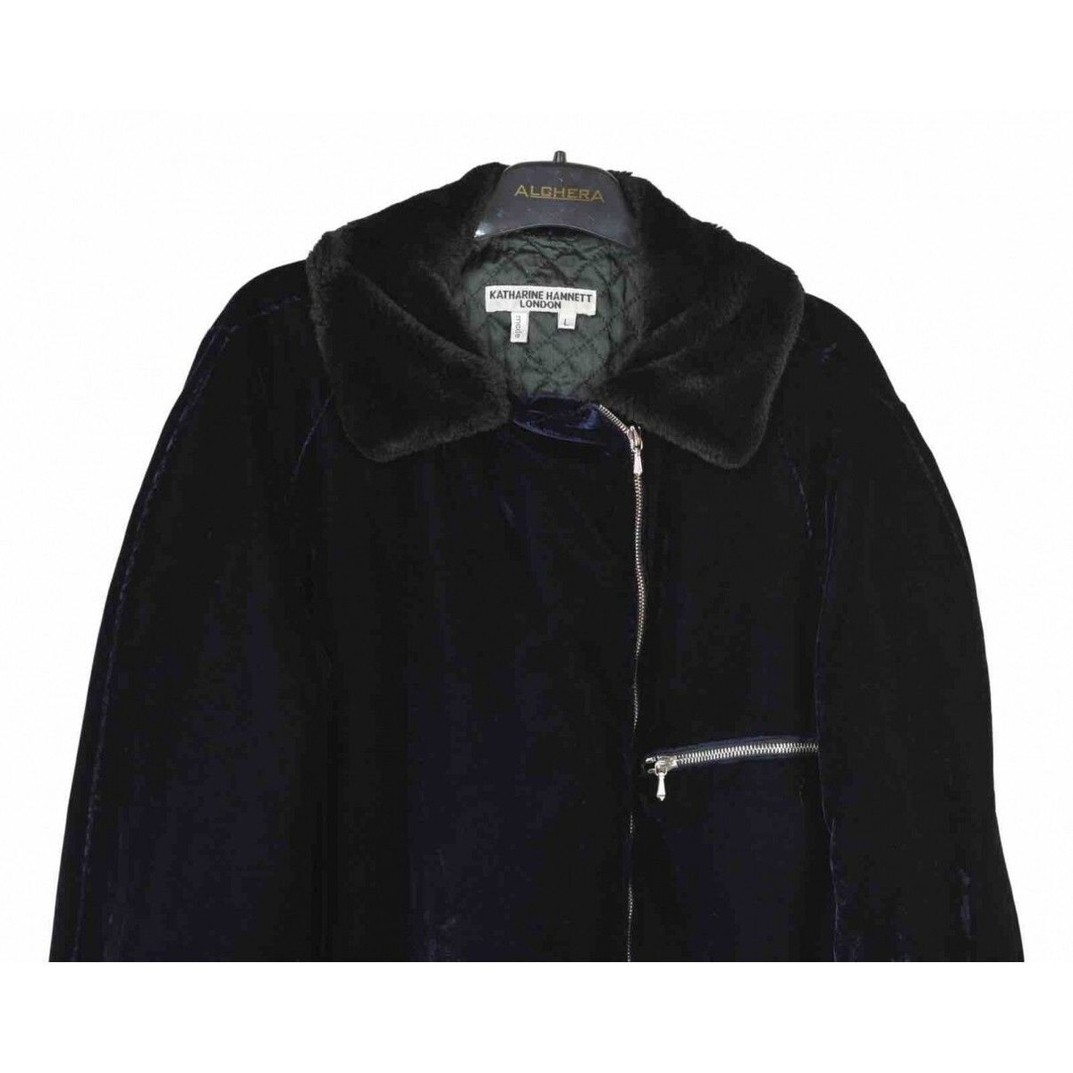 Katharine Hamnett London Blue Black Women's jacket Size. L