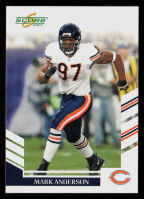 2007 Score #43 Mark Anderson Chicago Bears Football Card | eBay