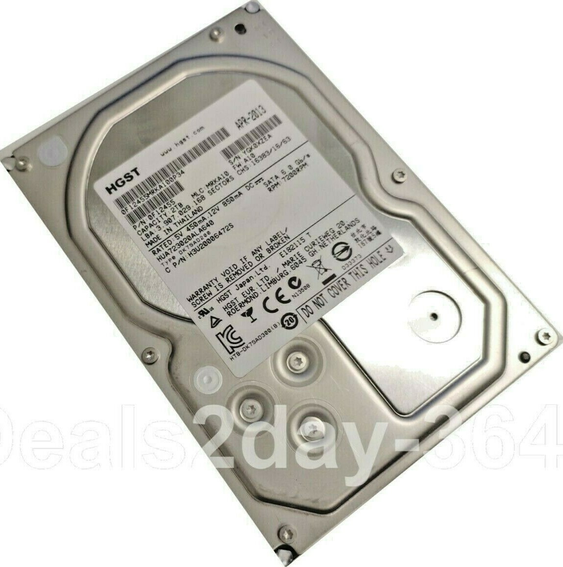 HGST Ultrastar HUA723020ALA640 3.5 in. 2TB SATA III Internal