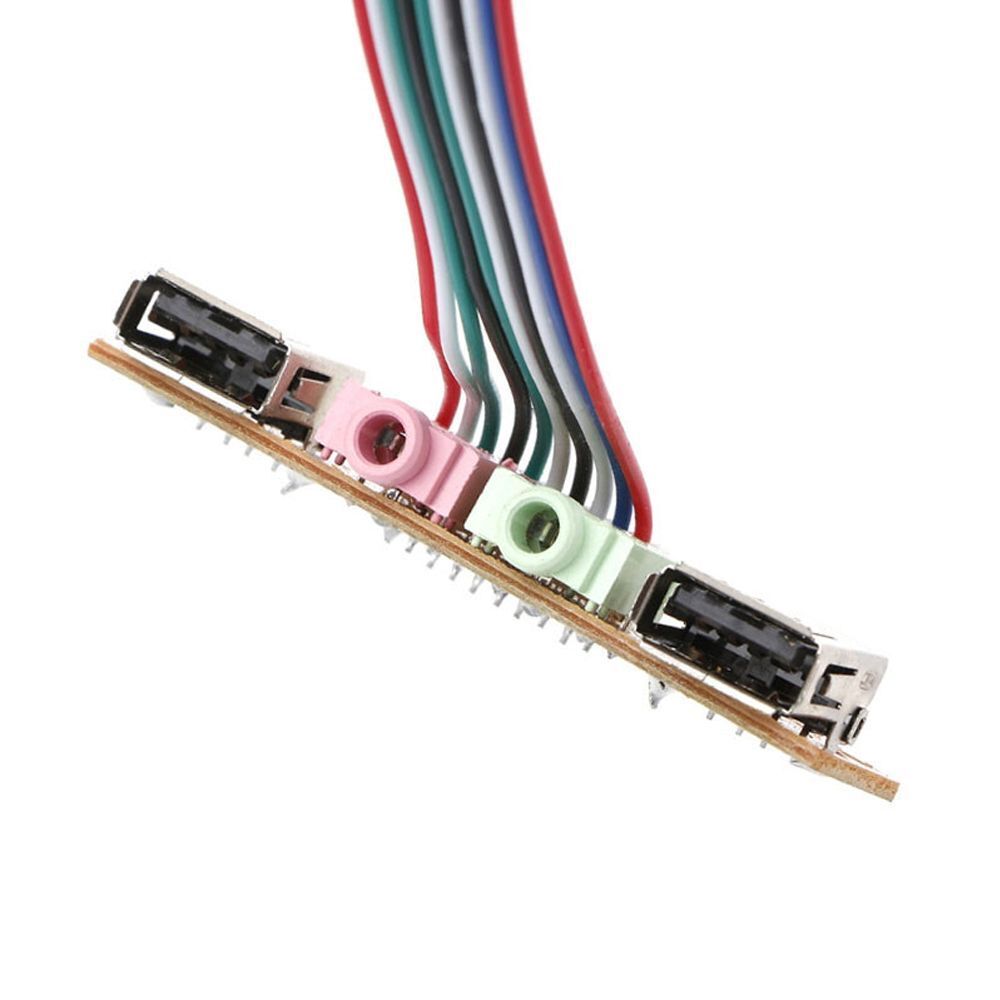 Motherboard Expansion Card Front Panel Audio Jacks Port Computer Case