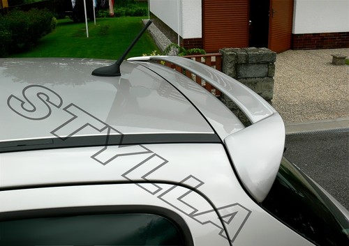 SPOILER REAR ROOF TAILGATE PEUGEOT 207 hatchback BRAND WING ACCESSORIES - Picture 3 of 4
