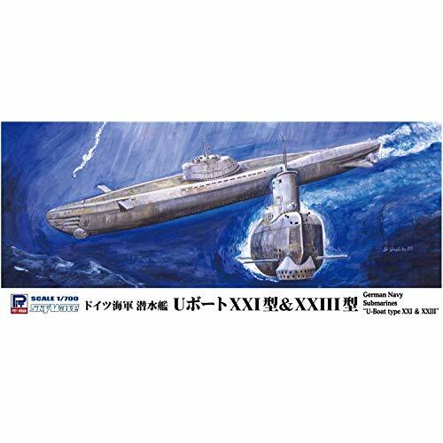 PIT-ROAD 1/700 German Navy Submarines U-Boat type XXI & XXIII Kit