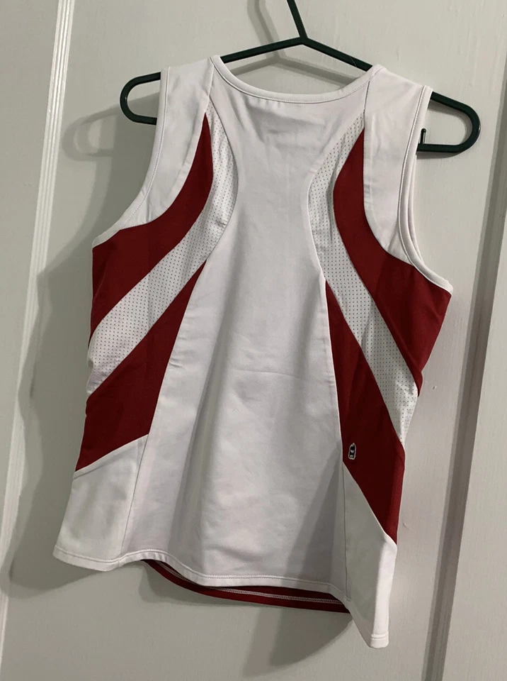 Tanque de ciclismo DUC rojo/blanco S/med? Etiquetas sin talla Ver fotos para medidas Foto 2 de 4