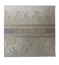 Dior Golden Flowers Empty Gift Box  New 6.5" x 6.5" x 3"