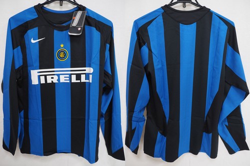 2005-2006 Inter Milan Internazionale Jersey Shirt Maglia Home Pirelli L/S S  BNWT | eBay
