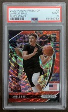 2020 Panini Prizm Draft Picks LaMelo Ball Red Ruby Wave RC PSA 9 #3