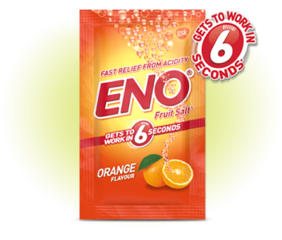 ENO Fruit Salt Lemon Flavour Pack Of 6 Sachets X 5g