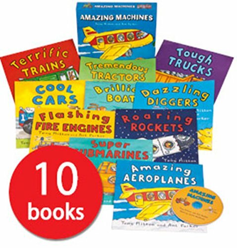 【新品/QR付き】Amazing Machines Collection 10冊 Amazing Machines Truckload Children Collection Tony Mitton