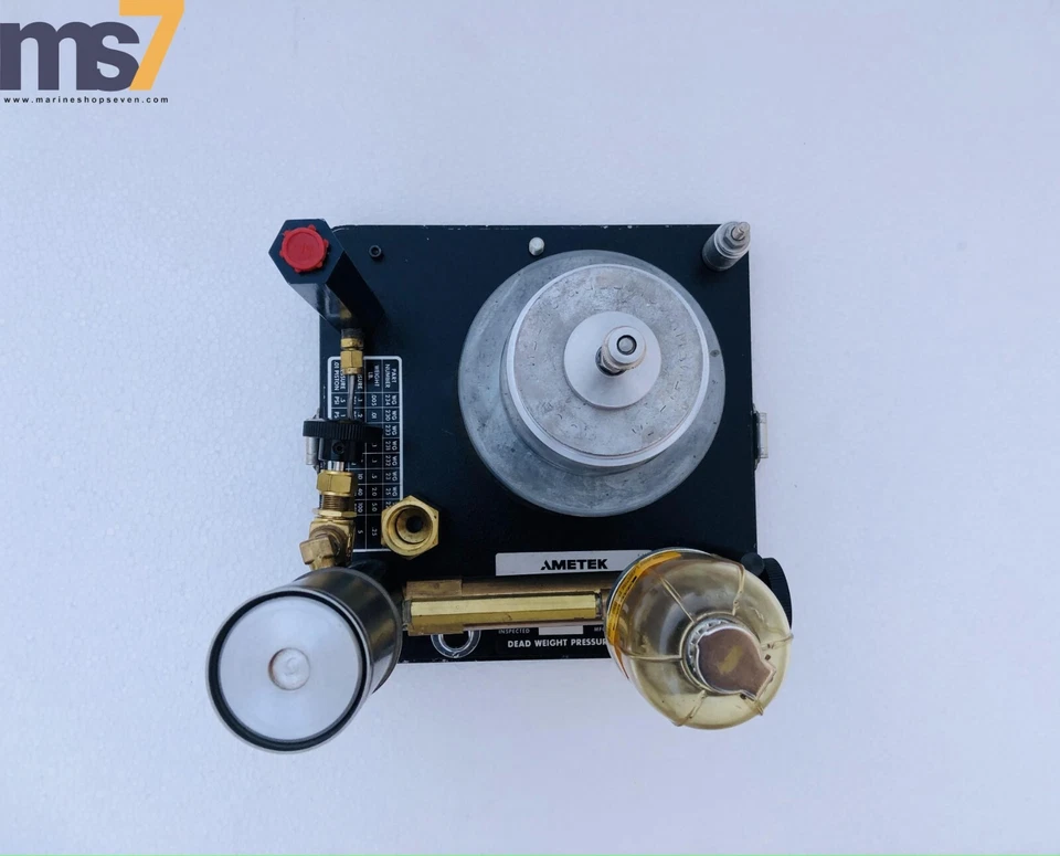 AMETEK HL-4 HYDRA LITE PORTABLE HYDRAUIC DEAD WEIGHT PRESSURE TESTER - Image 4 of 4