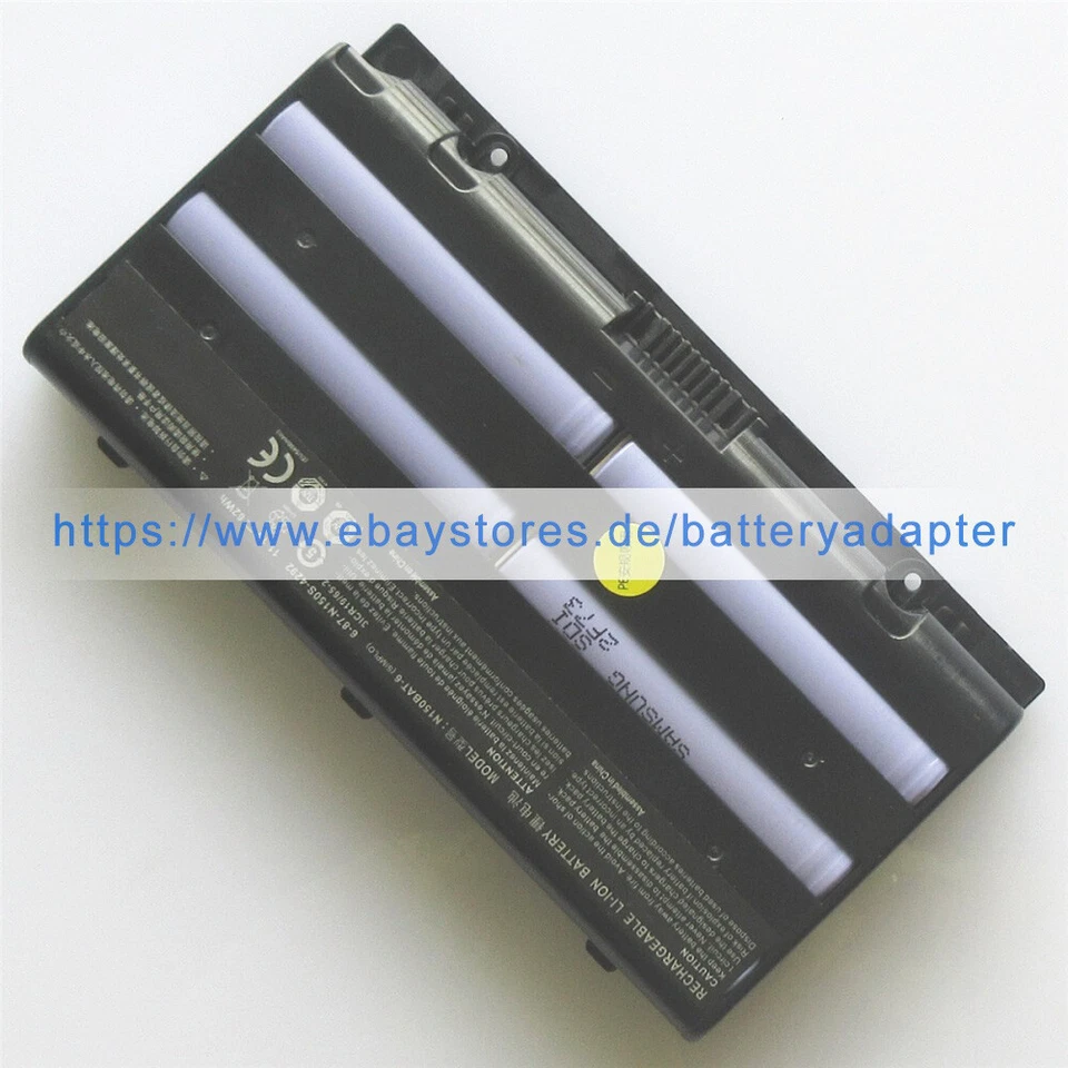 Batería Original 6-87-N150S-4292 N150BAT-6 para CLEVO N151SD N150RD N155SD Foto 2 de 4