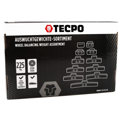 225x TECPO PESAS DE EQUILIBRIO PESAS DE IMPACTO para LLANTAS DE ACERO 5g-30g - Imagen 7 de 7