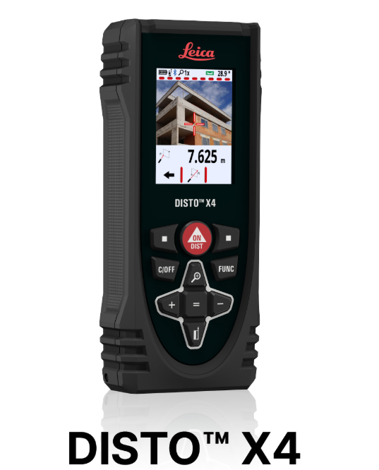 Leica DISTO X4 Laser Distance Measurer Rangefinder Bluetooth IP65