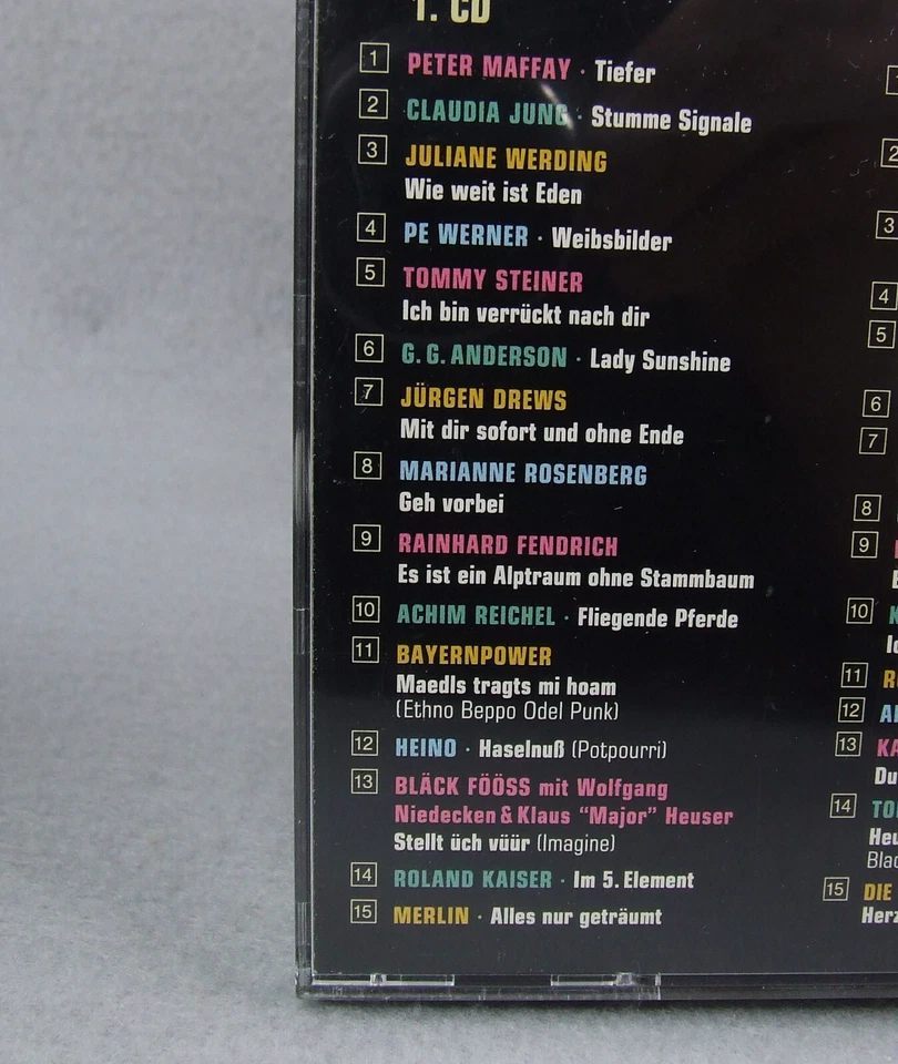 German Super Hits 1990 (2 CD Set) Peter Maffay, Claudia Jung, Pe Werner Foto 3 de 4